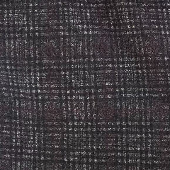 Gloria Vanderbilt Stretch Black Plaid Pull On Straight Leg Mid-High Rise Pants - Picture 3 of 15